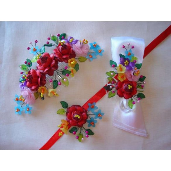 Kalocsai motívumos szett 