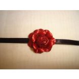 Bordó-fekete nyakdísz 