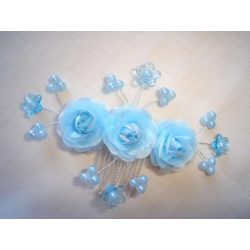 Világoskék fejdísz 