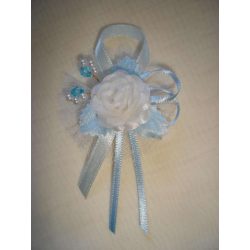 1" Bokréta, kitűző vil.kék-fehér 