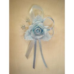 1" Bokréta, kitűző vil.kék 