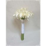 24 virágos Fehér Kála örök-csokor 