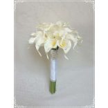 24 virágos Fehér Kála örök-csokor 