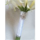 24 virágos Fehér Kála örök-csokor 