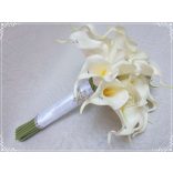 24 virágos Fehér Kála örök-csokor 