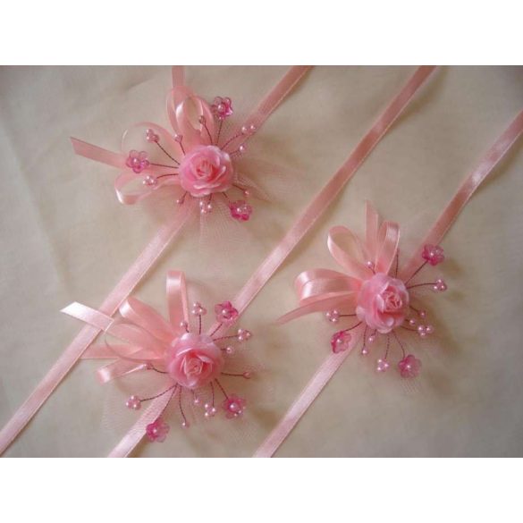 Csuklódísz rózsaszín 