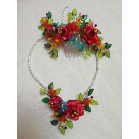 Kalocsai motívumos szett 