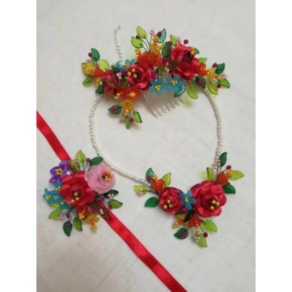 Kalocsai motívumos szett 