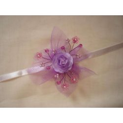 Csuklódísz lila-pink 