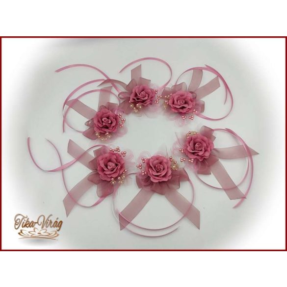 Mályva színű csuklódísz 