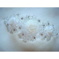 Fejdísz fehér 09724.