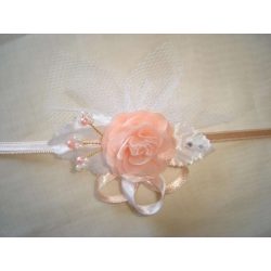 Csuklódísz fehér-barack