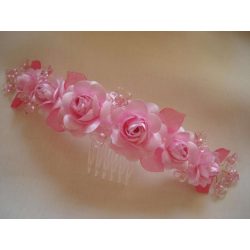 Rózsaszín fejdísz 