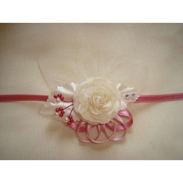 Csuklódísz ekrü-mályva 