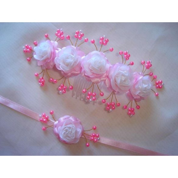 Rózsaszín-fehér szett 