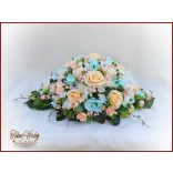 Barack-türkiz örök-asztaldísz 