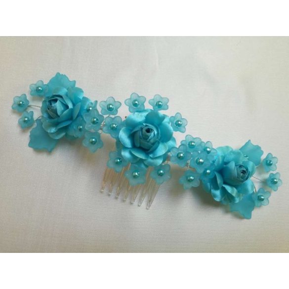 Türkizkék fejdísz 