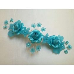 Türkizkék fejdísz 