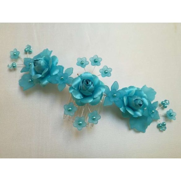 Türkizkék fejdísz 