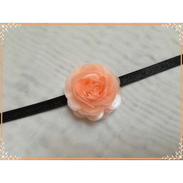 Barack-fekete nyakdísz vagy csuklódísz 