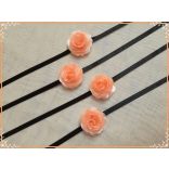 Barack-fekete nyakdísz vagy csuklódísz 