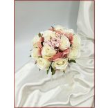 Mályvás-pasztell Örök-csokor 12 virágos 