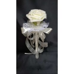 Ekrü dobó, koszorúslány vagy köszöntő örök-csokor 