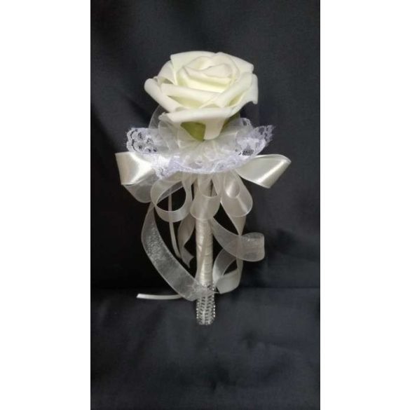 Ekrü dobó, koszorúslány vagy köszöntő örök-csokor 