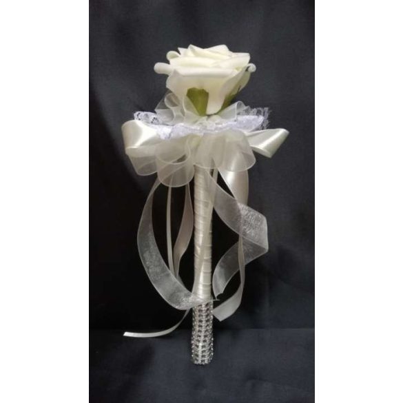 Ekrü dobó, koszorúslány vagy köszöntő örök-csokor 