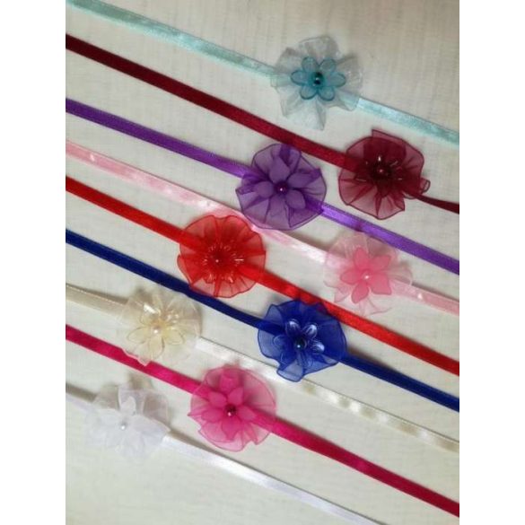 Csuklódísz vagy nyakdísz fehér 