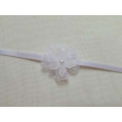 Csuklódísz vagy nyakdísz fehér 