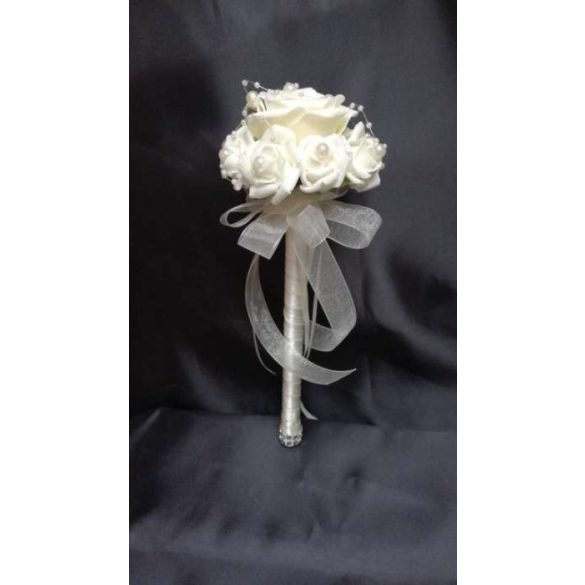 Ekrü dobó, koszorúslány vagy köszöntő örök-csokor 