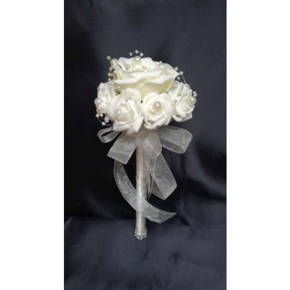 Ekrü dobó, koszorúslány vagy köszöntő örök-csokor 