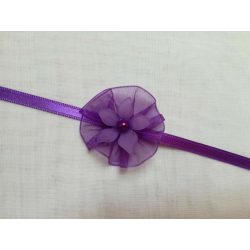 Csuklódísz vagy nyakdísz sötét lila 