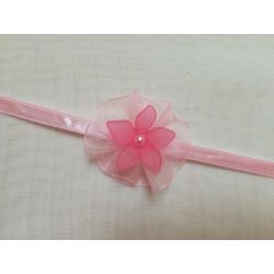 Csuklódísz vagy nyakdísz rózsaszín 