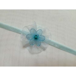 Csuklódísz vagy nyakdísz türkizkék 