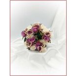 Lila-pasztell 5 felé repülő dobó-Örök-csokor 15 virágos 