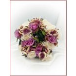 Lila-pasztell 5 felé repülő dobó-Örök-csokor 15 virágos 