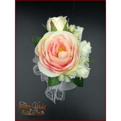 Barack-ekrü kitűző 