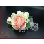 Barack-ekrü kitűző 