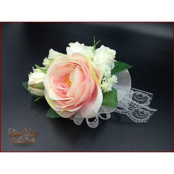 Barack-ekrü kitűző 