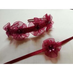 Hajráf bordó szett 