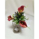 Bordós-zöldes kálas örök-csokor 