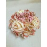 Asztaldísz vintage színű hamvas barack 