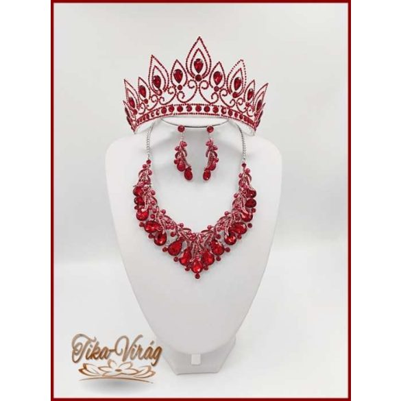 Piros Korona + Nyakék-szett variáció 125525.