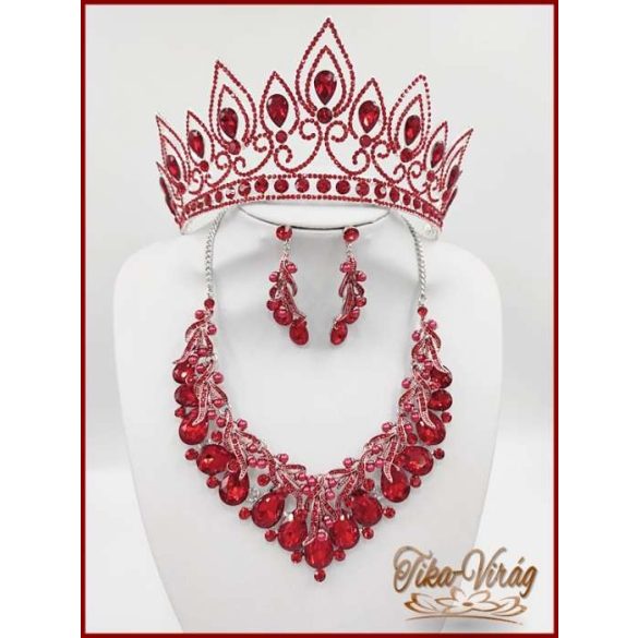 Piros Korona + Nyakék-szett variáció 125525.