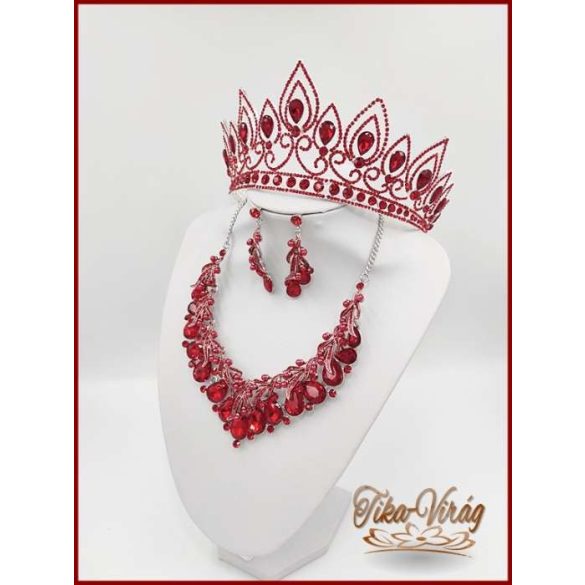 Piros Korona + Nyakék-szett variáció 125525.