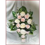 Vintage barack-ekrü örök--asztaldísz 