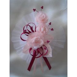 3" Bokréta, kitűző 