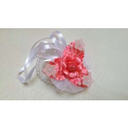 Csuklódísz korall-fehér 